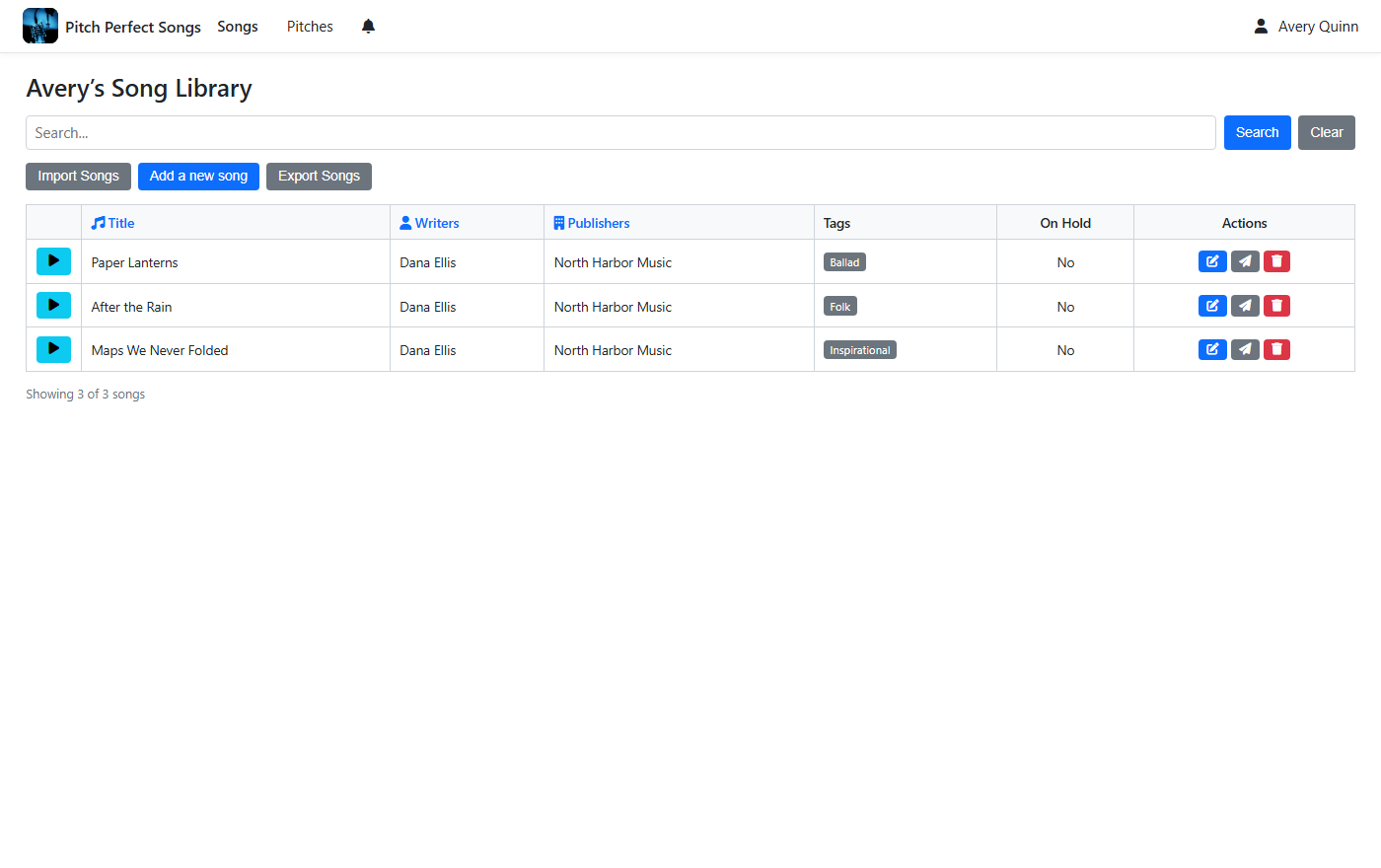 Step 1: Click Add a New Song